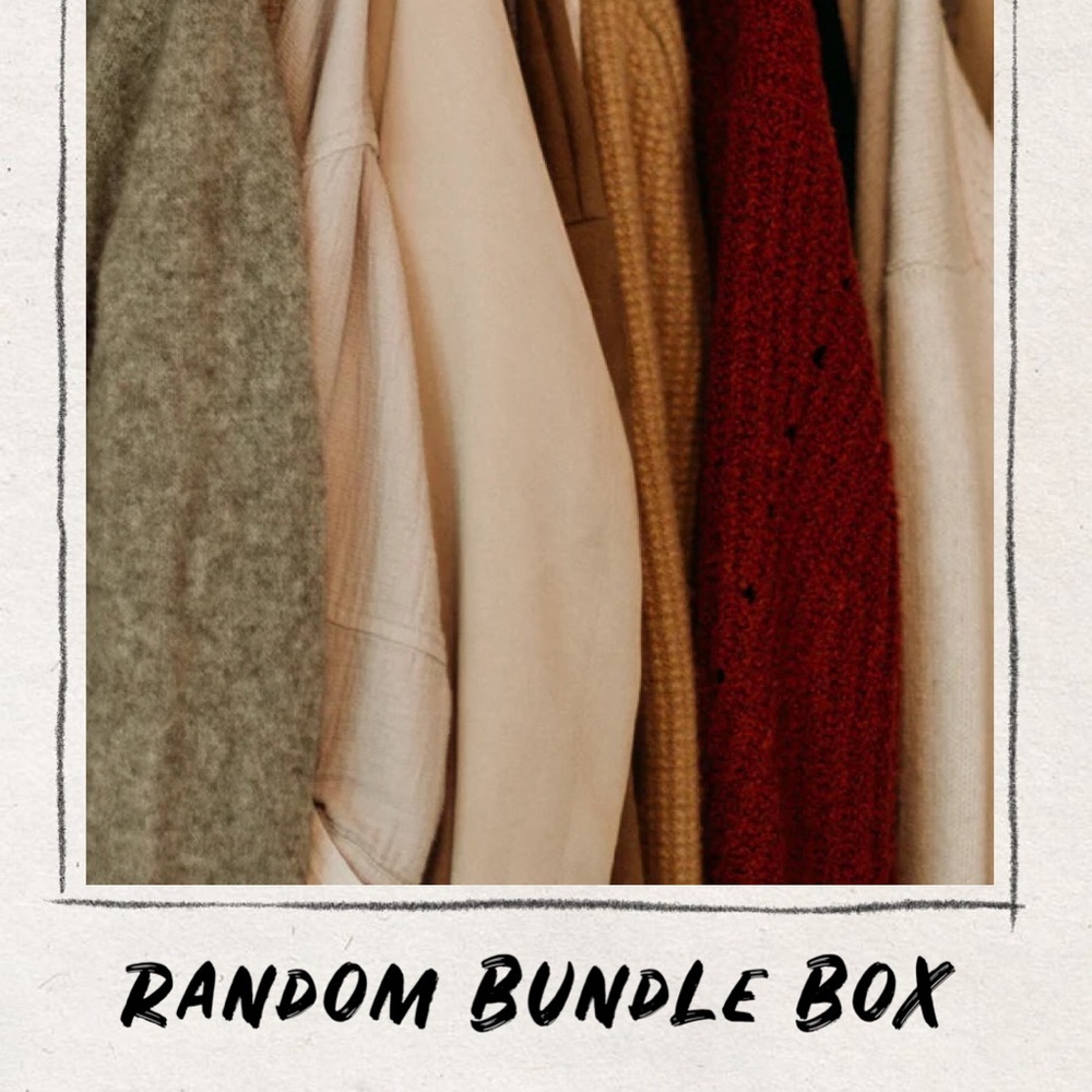 Random Bundle Box (box filled with clothing)